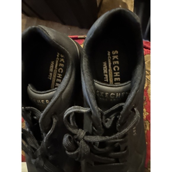 Women's Skechers Street, Uno - Sneaker 73690-BBK Black Synthetic Size 8,5 W - Picture 5 of 7